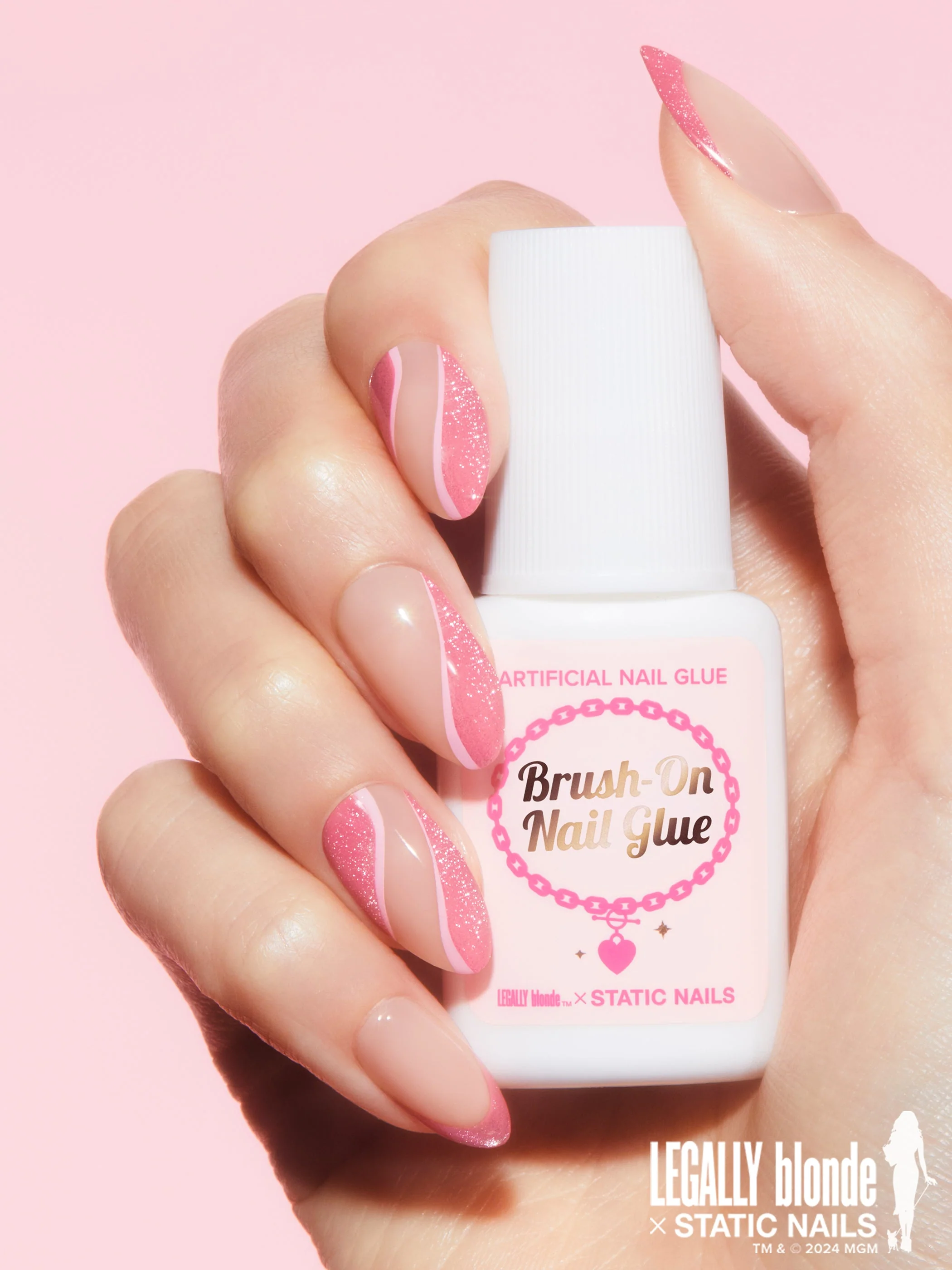 LEGALLY BLONDE X STATIC NAILS BRUSH-ON NAIL GLUE - Image 3