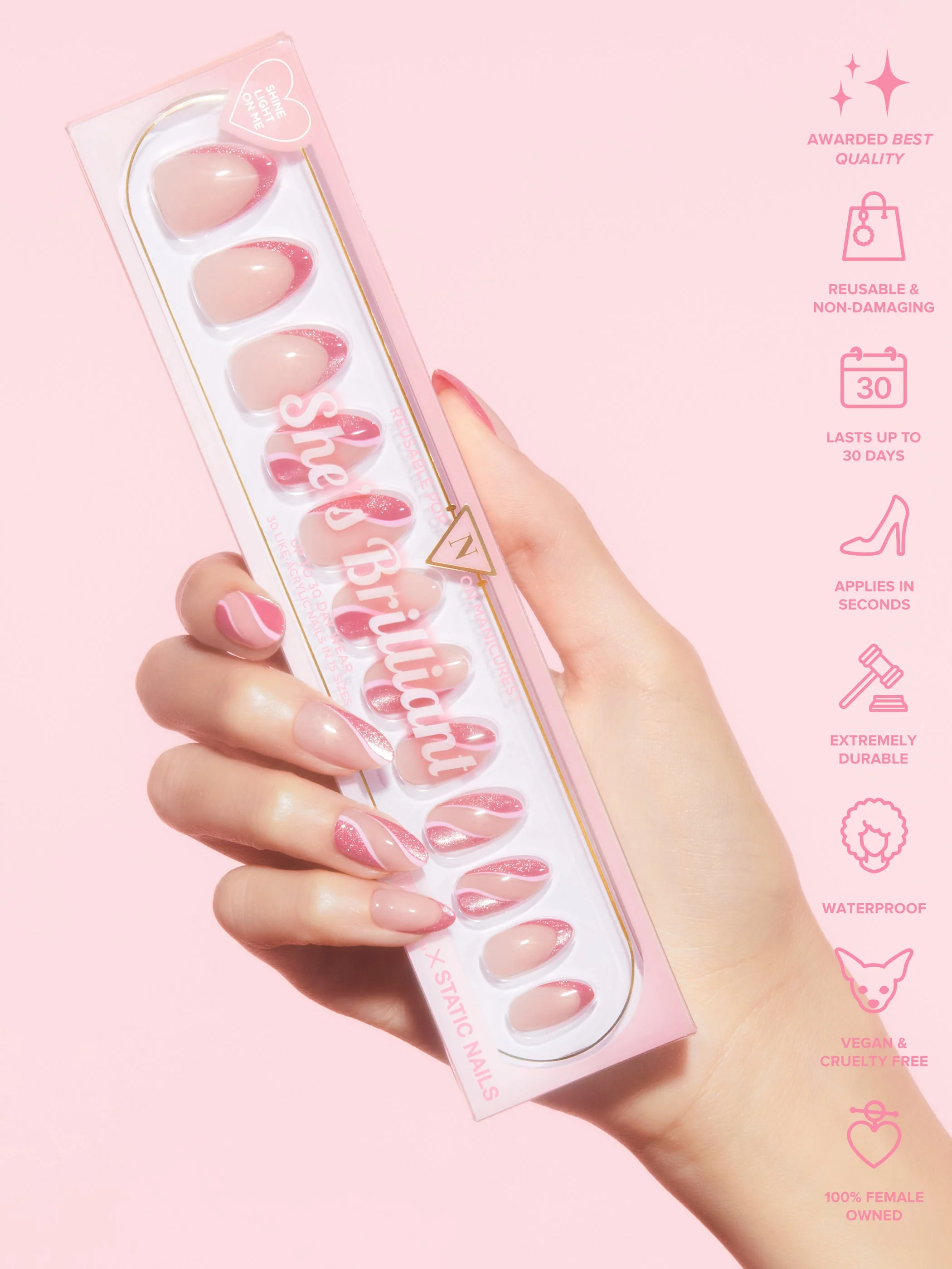 LEGALLY BLONDE X STATIC NAILS SHE’S BRILLIANT - Image 3